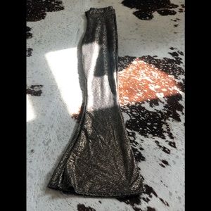 Nasty gal gold sparkle pants